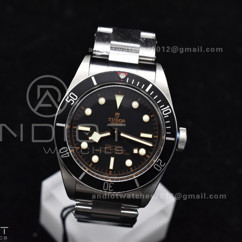 Heritage Black Bay Black Bezel ZF 1:1 Best Edition on SS Bracelet A2824 V5